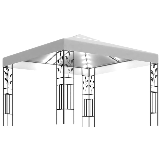 Prieel Met Led-Lichtslinger 3X3 M