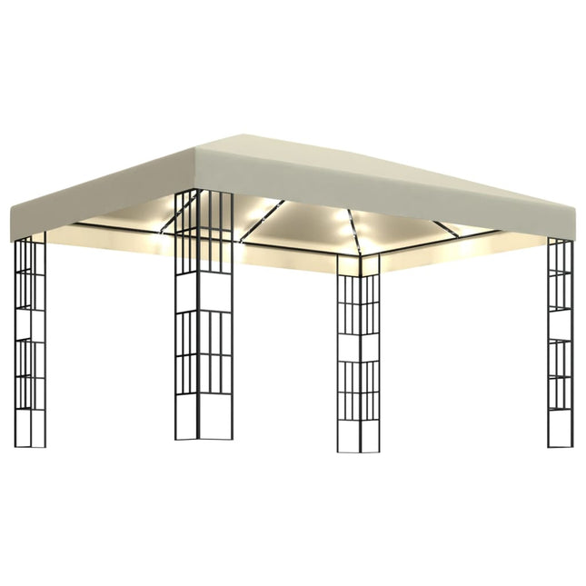 Prieel Met Led-Lichtslinger Kleurig