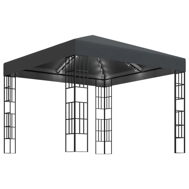 Prieel Met Led-Lichtslinger Kleurig