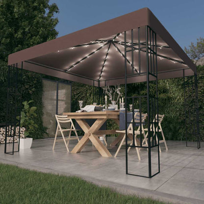 Prieel Met Led-Lichtslinger Kleurig