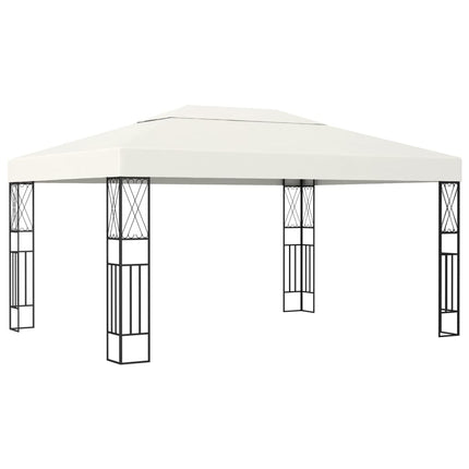 Prieel Met Led-Lichtslinger Stof Kleurig