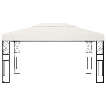 Prieel Met Led-Lichtslinger Stof Kleurig