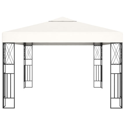 Prieel Met Led-Lichtslinger Stof Kleurig