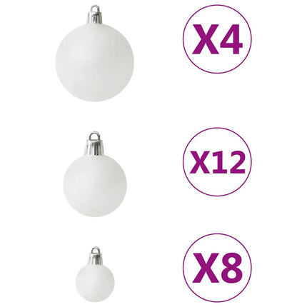 100-Delige Kerstballenset