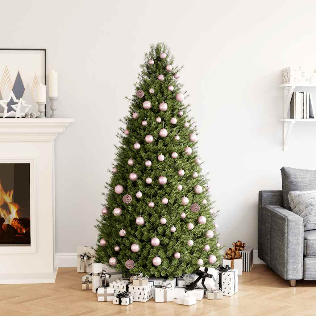 100-delige Kerstballenset roze