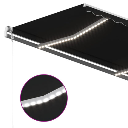 Luifel Automatisch Met Led En Windsensor Antraciet