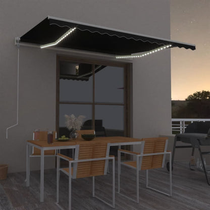 Luifel Automatisch Met Led En Windsensor Antraciet