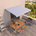 1 / 450 x 350 cm / Blauw en wit