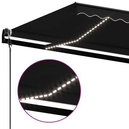 Luifel Automatisch Met Led En Windsensor Antraciet