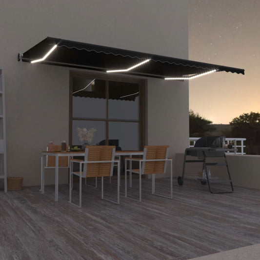 Luifel Automatisch Met Led En Windsensor Antraciet
