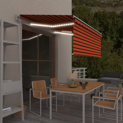 Luifel Automatisch Met Rolgordijn Led Windsensor 4,5X3 M