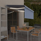 3.5 x 2.5 m / Blauw en wit