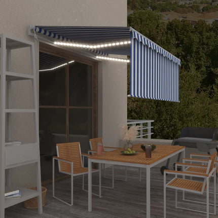 Luifel Automatisch Met Rolgordijn Led Windsensor 4,5X3 M