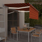 4 x 3 m / Oranje en bruin