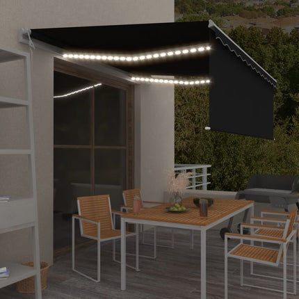 Luifel Automatisch Met Rolgordijn Led Windsensor 4,5X3 M