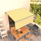 3 x 2.5 m / Geel en wit