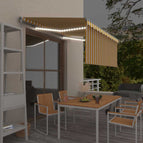 3.5 x 2.5 m / Geel en wit