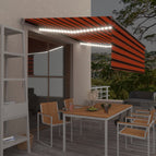 4 x 3 m / Oranje en bruin