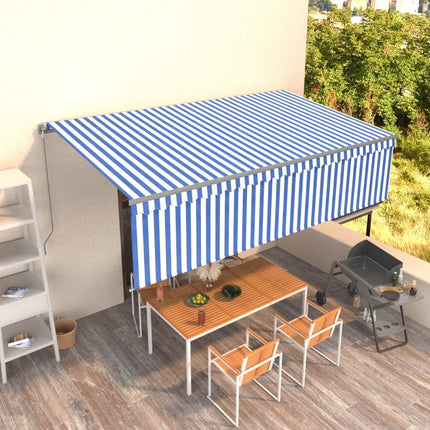 Luifel Handmatig Uittrekbaar Met Rolgordijn 4,5X3 M Kleur