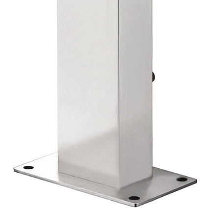 Buitendouche Met Grijze Basis 225 Cm Roestvrij Staal