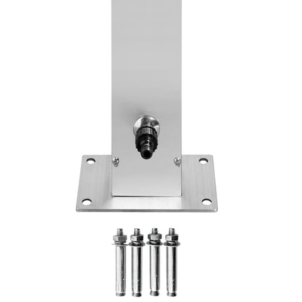 Buitendouche Met Grijze Basis 225 Cm Roestvrij Staal