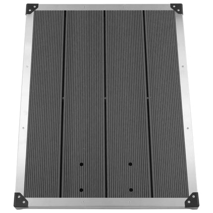Buitendouche Met Grijze Basis 230 Cm Roestvrij Staal