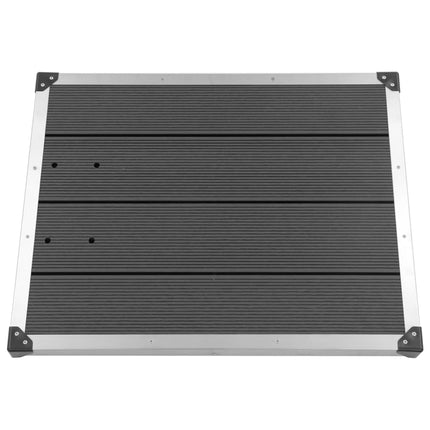 Buitendouche Met Grijze Basis 225 Cm Roestvrij Staal