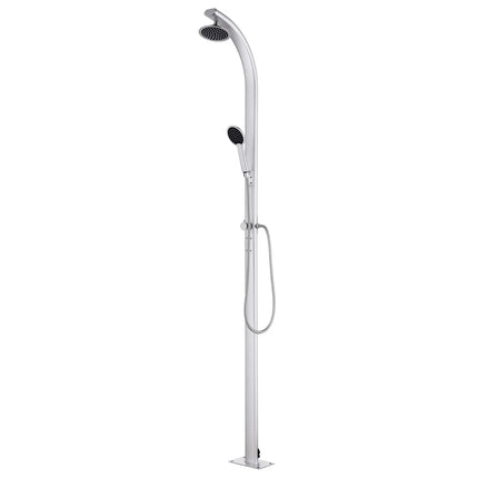 Buitendouche Met Grijze Basis 220 Cm Aluminium