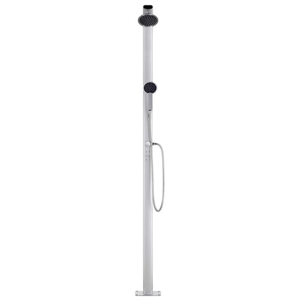 Buitendouche Met Grijze Basis 220 Cm Aluminium