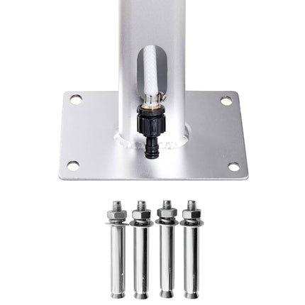 Buitendouche Met Grijze Basis 220 Cm Aluminium
