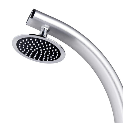 Buitendouche Met Grijze Basis 220 Cm Aluminium