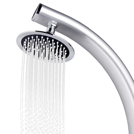 Buitendouche Met Grijze Basis 220 Cm Aluminium