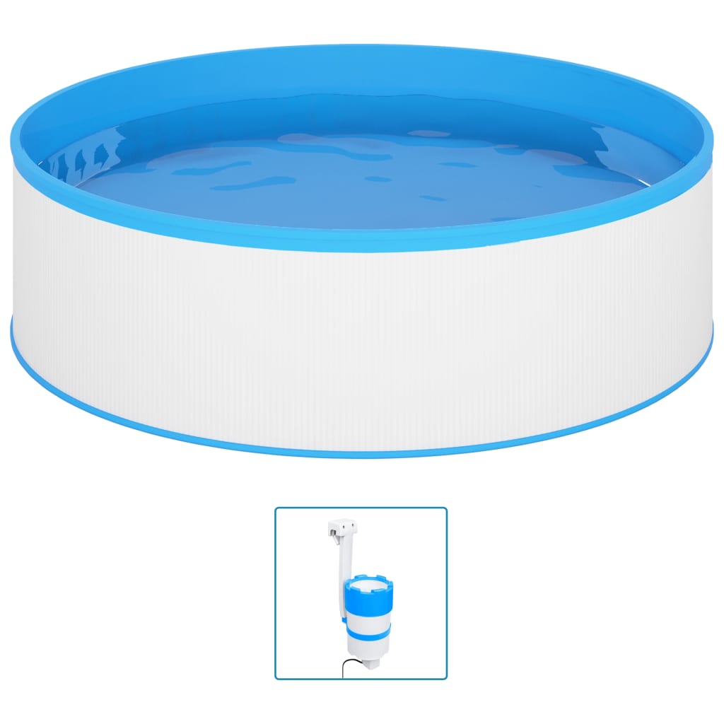 Splasher Pool Met Hangende Skimmer En Pomp 350X90 Cm