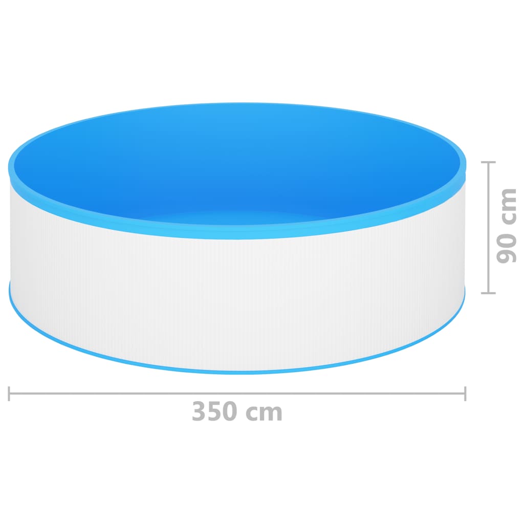 Splasher Pool Met Hangende Skimmer En Pomp 350X90 Cm