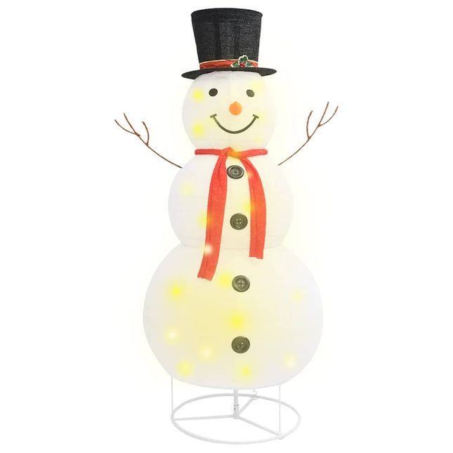 Decoratieve Sneeuwpop Led Luxe Stof