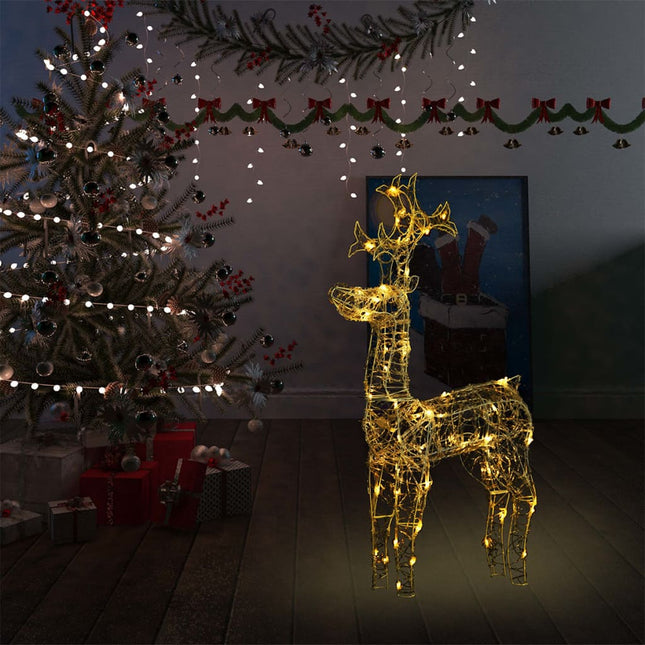 Kerstversiering Rendier 140 Led's 128 Cm Acryl