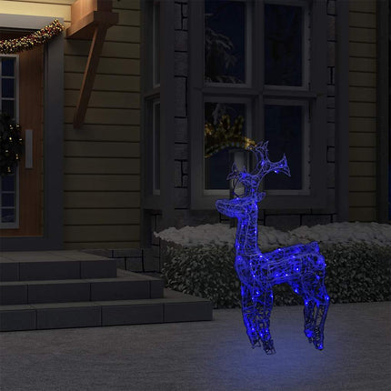 Kerstversiering Rendier 90 Led's Acryl