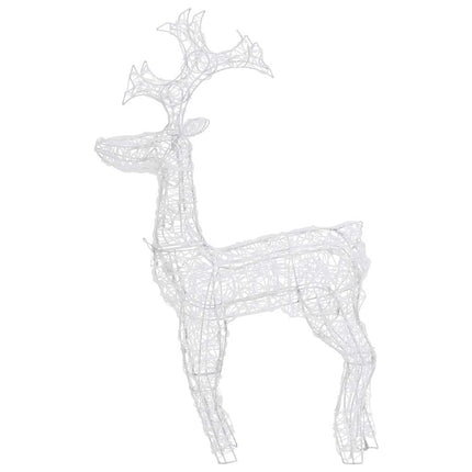 Kerstversiering Rendier 90 Led's Acryl