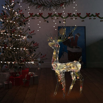 Kerstversiering Rendier 90 Led's Acryl