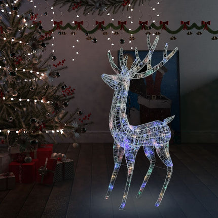 Kerstversiering Rendier 90 Led's Acryl