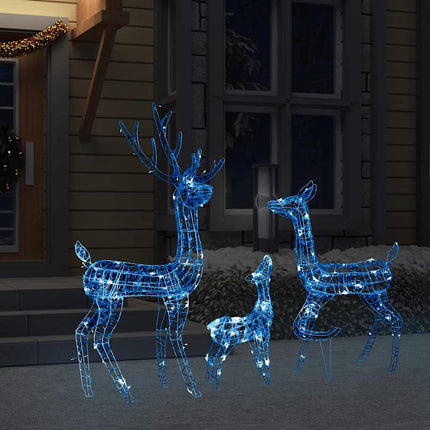 Kerstversiering Rendierfamilie 300 Led's Acryl