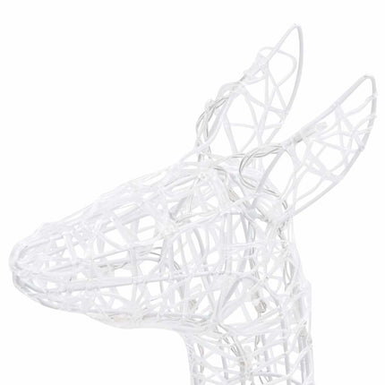 Kerstversiering Rendierfamilie 300 Led's Acryl
