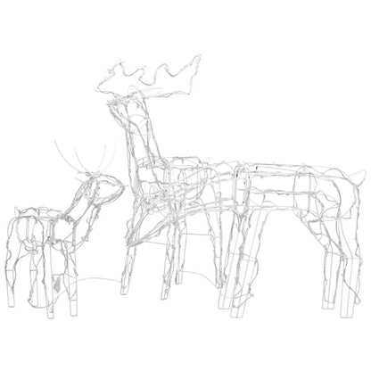 3-delige Kerstverlichting rendieren 229 LED's