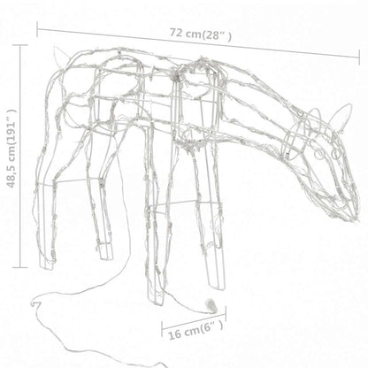 3-delige Kerstverlichting rendieren 229 LED's