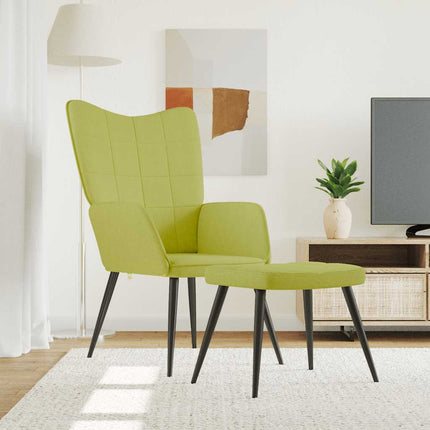 Relaxstoel Met Voetenbank Stof
