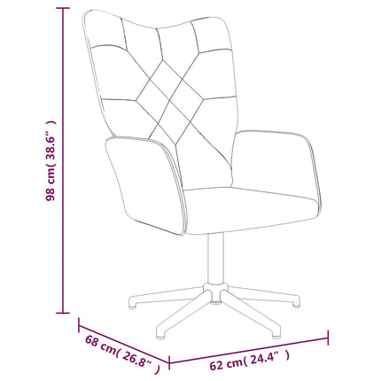 Relaxstoel Met Voetenbank Patchwork Stof