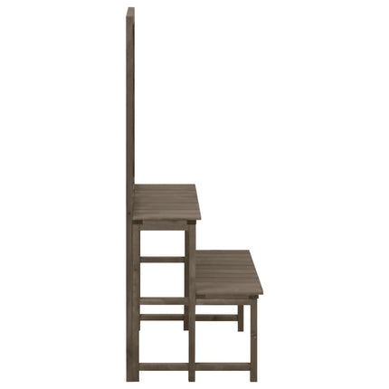 Plantenrek Met Latwerk 70X42X115 Cm Massief Vurenhout