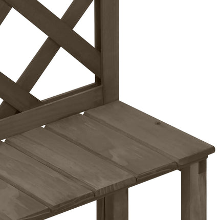 Plantenrek Met Latwerk 70X42X115 Cm Massief Vurenhout