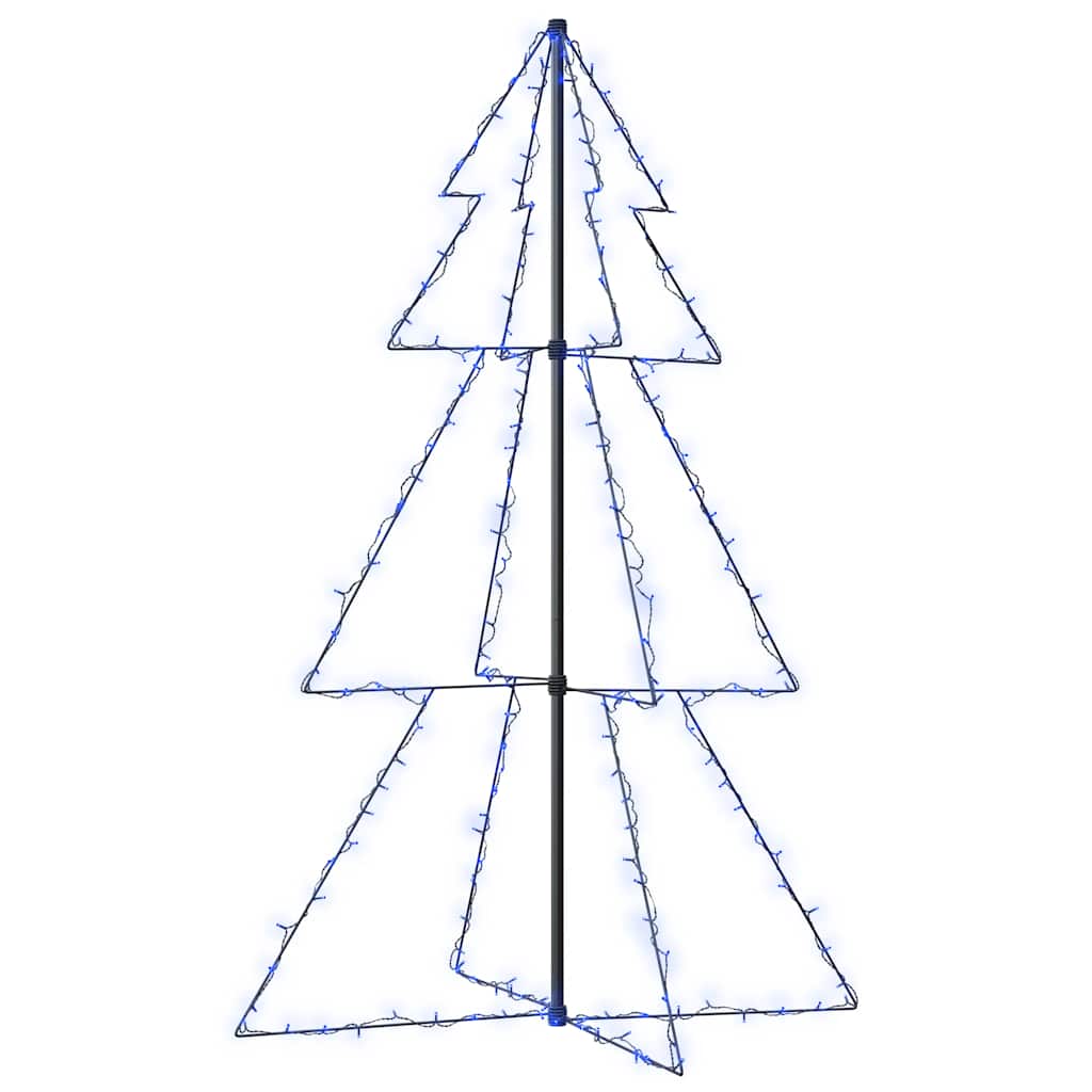 Kegelkerstboom 200 LED's binnen en buiten 98x150 cm