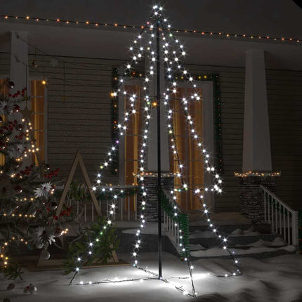 Kegelkerstboom 240 Led's Binnen En Buiten 118X150 Cm